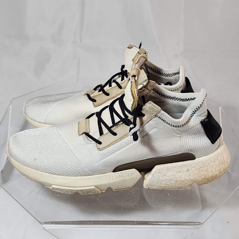Adidas Consortium P.O.D. S3.1 x Slam Jam Men 10.5 Off-White Sneakers Used $175